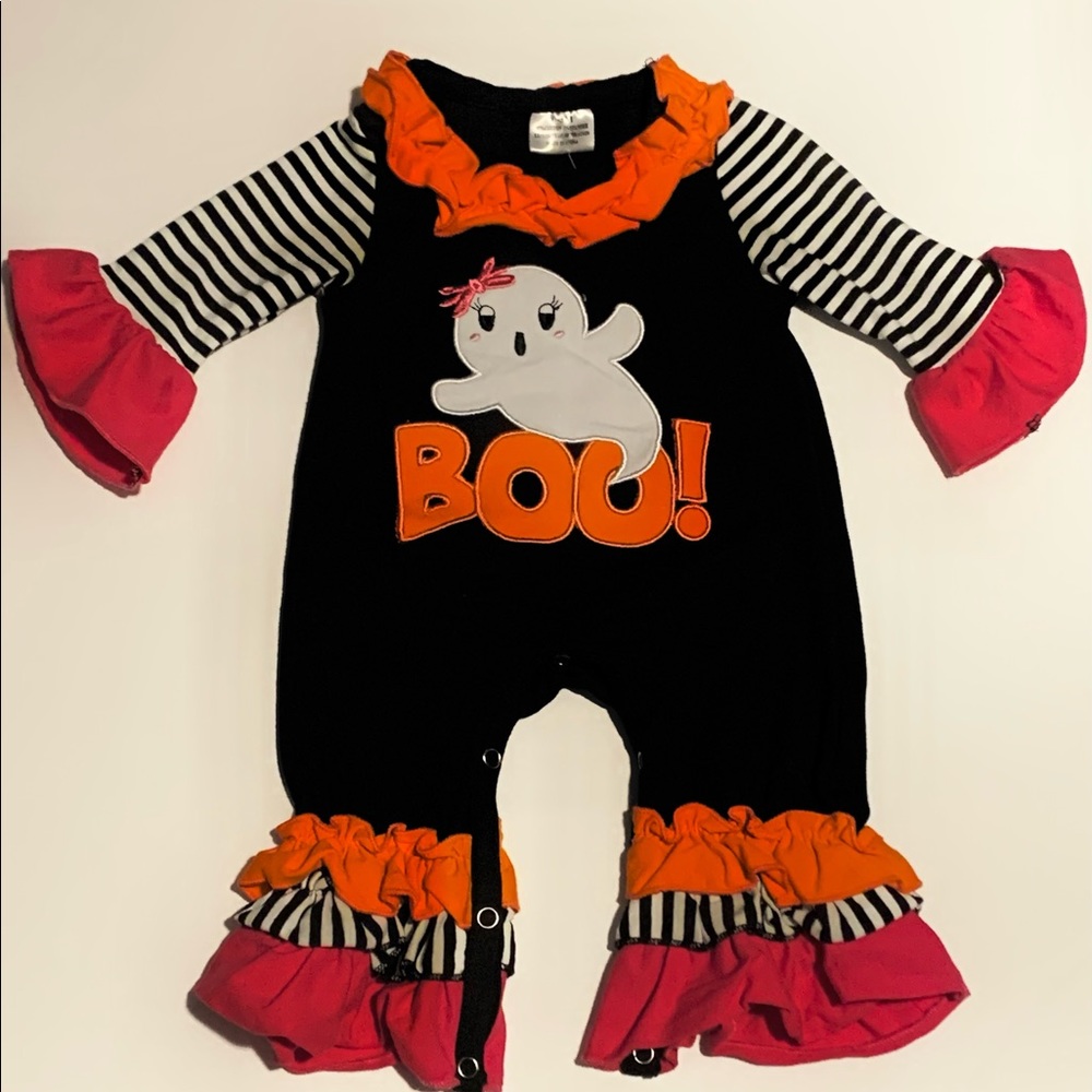 Halloween Boo Ghost Romper